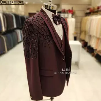 Мужской костюм (куртка + брюки + жилет)