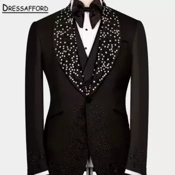 Мужской костюм (куртка + брюки + жилет)