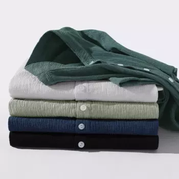 Мужской летний костюм Тан, однотонная шелковая футболка с коротким рукавом и воротником, мужской костюм Тан в китайском стиле, футболка с комплектом брюк