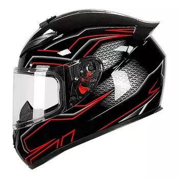 Мужской мотоциклетный шлем, полнолицевые шлемы, износостойкий байкерский шлем, гоночный шлем, защита от падения, аксессуары для мотоциклов