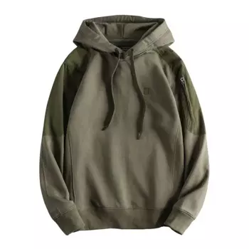 Мужской новый Молодежный пуловер толстовки плюс бархатный плотный вязаный Свитшот Повседневный Свободный Мужской