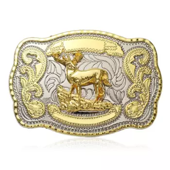 Мужской ремень с пряжкой Golden Forest Deer