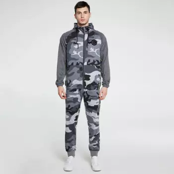 Мужской спортивный костюм из двух предметов, Спортивная толстовка с капюшоном и камуфляжные брюки на молнии в стиле милитари, одежда для активного отдыха, весна 2022