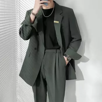 Мужской свободный костюм в стиле ретро, 3-A46