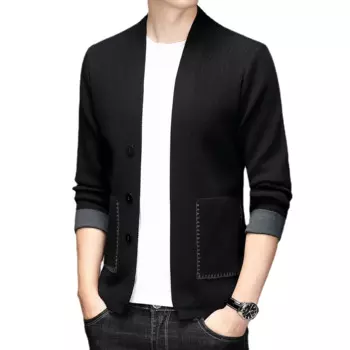 Мужской вязаный кардиган высокого качества