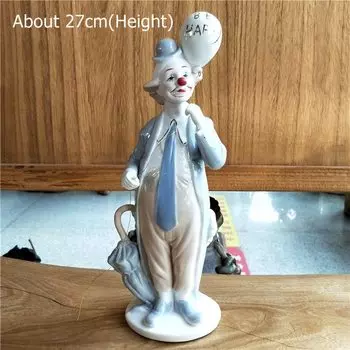 Музыкальная керамическая скульптура клоуна ZHENGHAN