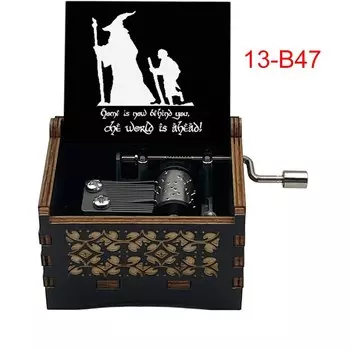 Музыкальная шкатулка «Властелин колец» из дерева