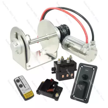 MX1-HD912 IP68 Полностью водонепроницаемая лебедка для лодочного барабана 900 Вт/12 В для лодок до 6 м/20 футов