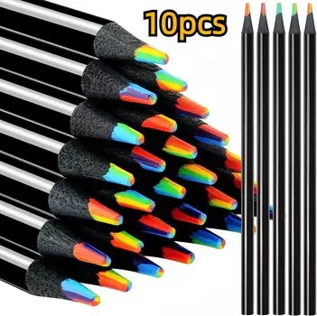 MY Kraft Paper Kawaii Радужный карандаш 7 цветов