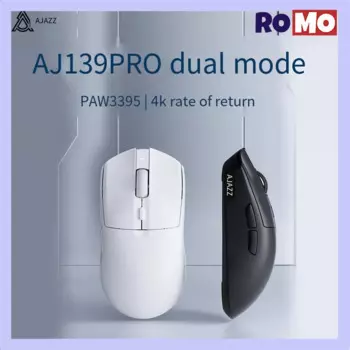 Мышь Ajazz Aj139pro беспроводная, 700 мАч, 650ips, 26000 Dpi