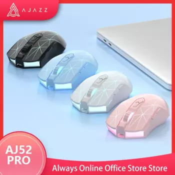 Мышь Ajazz Aj52 Pro проводная/Беспроводная игровая, 2,4 ГГц, 4800 DPI