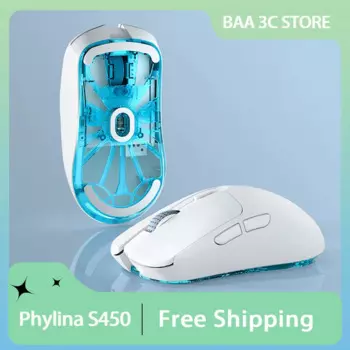 Мышь Беспроводная Phylina S450, 2,4 ГГц, USB, 26000dpi