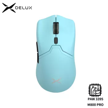 Мышь Delux M800PRO Беспроводная игровая, 26000DPI, 6 программируемых кнопок