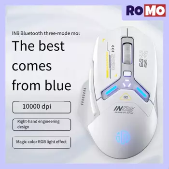 Мышь игровая Inphic IN9 Mecha беспроводная эргономичная, 10000DPI