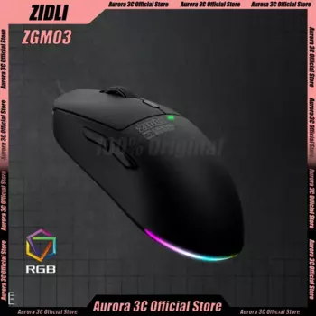 Мышь игровая ZIDLI ZGM03 Проводная, 6000DPI, с Rgb Подсветкой