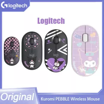 Мышь Logitech Sanrio Kuromi, фирменная, беспроводная, Bluetooth, 1000 DPI