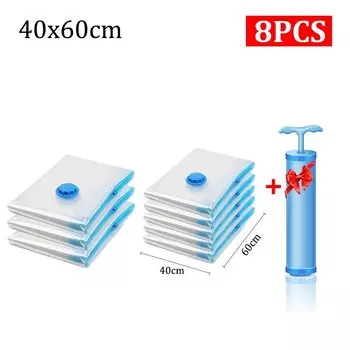 MZXM Компрессионные вакуумные пакеты для хранения 8/5/3 шт