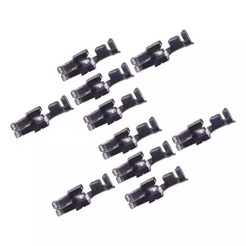 N 90732603 N 90732703 N 90696603 20 шт. 4,8 мм гнездовой разъем предохранителя для автомобиля серебристая медь