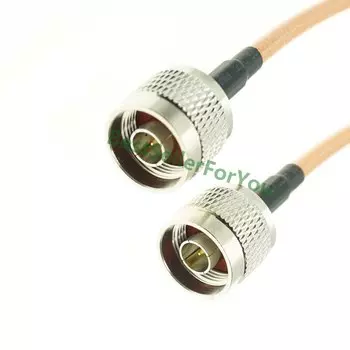 N штекер к N Штекер прямой rf обжимной коаксиальный кабель RG142