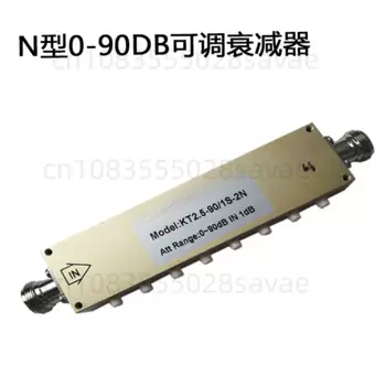 N-type RF Регулируемый аттенюатор/SMA сигнальный Регулируемый аттенюатор с кнопкой шаговый аттенюатор 90 дБ 0-3G