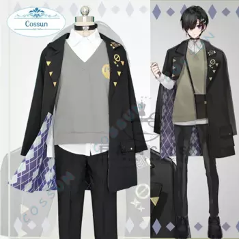 [На заказ] Vtuber Holostars Kanade Izuru Косплей Костюм Hololive Хэллоуин наряды мужской новый костюм униформа