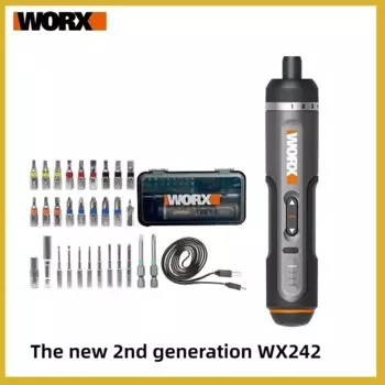 Набор электрических отверток Xiaomi Worx 4 в WX242, умные беспроводные электрические отвертки, USB перезаряжаемая ручка, 30 Бит, наборы инструментов