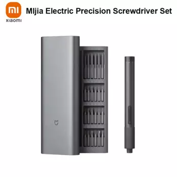 Набор электрических прецизионных отверток XIAOMI Mijia, аккумуляторные электроинструменты для камеры/компьютера, 2 шестерни, бит, крутящий момент S2, сталь, 24 шт.
