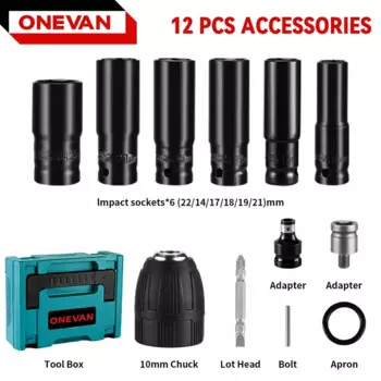 Набор электроинструментов ONEVAN синего/красного цвета