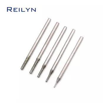 Набор алмазных шлифовальных насадок 20 шт., нефритовые сверла для сверления Зубцов, подвесная мельница, алмазные фрезы