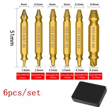Набор экстракторов винтов YIAEEY