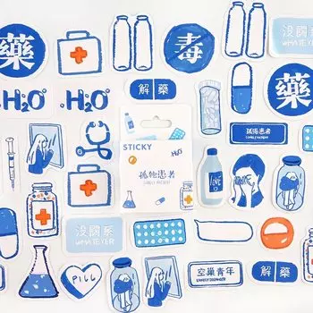 Набор бумажных наклеек Mengtai Girlhood