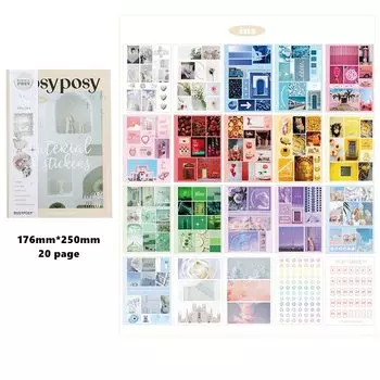 Набор бумажных наклеек VALIOSOPA RosyPosy A6786