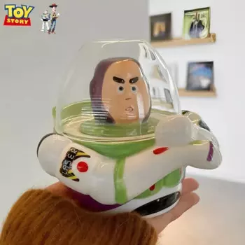 Набор чайников и кружек «История игрушек» Disney, чашка «Базз Лайтер», керамический чайник из аниме, стеклянный набор, Креативные украшения, подарок на Рождество и день рождения