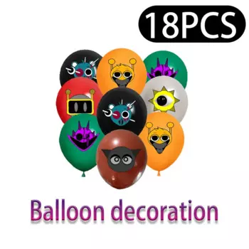 Набор декора для дня рождения Incredibox Sprunki Bandai