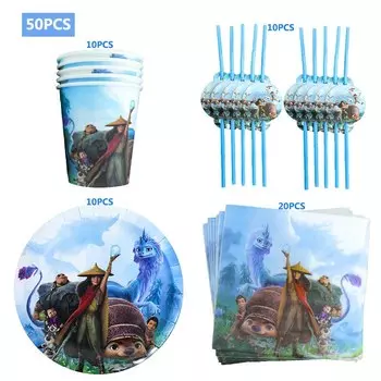 Набор декора для праздника "Рая и последний дракон" Disney