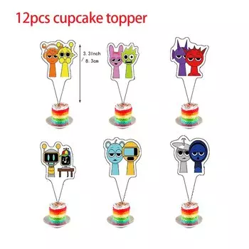 Набор декораций для дня рождения Sprunki