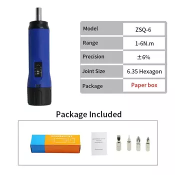 Набор динамометрических отверток Shahe 1/4 дюйма