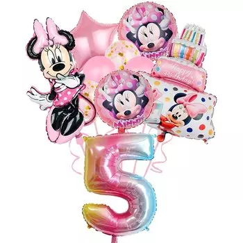 Набор для декора дня рождения Минни Маус