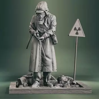 Набор для гаража LindenKing B006, модель в масштабе 3D, модель GK, бесцветная и самособранная коллекция для модеров