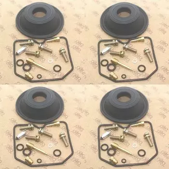 Набор для Ремонта Карбюратора GPZ ZX 400 R GPZ400R ZX400 GPZ400, плавающая игла, прокладка, воздушный винт, поршневая диафрагма