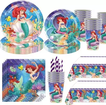 Набор для вечеринки Русалка Disney MINISO