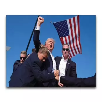Набор для вышивки крестиком с изображением Трампа в стиле «сделай сам»