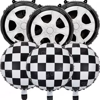 Набор фольгированных шаров Disney Молния Маккуин 18 дюймов 6 шт