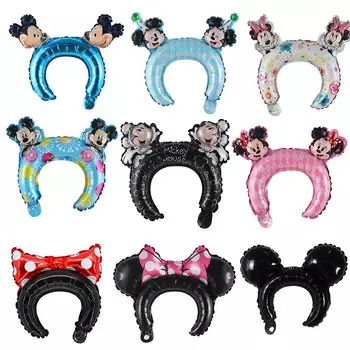 Набор фольгированных шаров Disney Панда Микки Минни 10 шт
