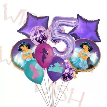 Набор фольгированных шаров Disney Жасмин для детского праздника