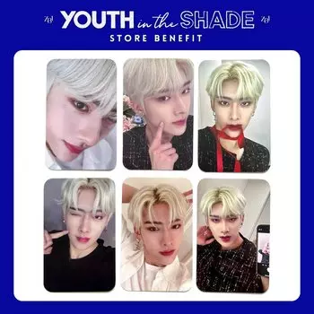 Набор фотокарт ZEROBASEONE YOUTH IN THE SHADE 6 шт.