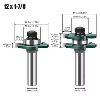 Набор фрез Tongue & Groove JGZUI