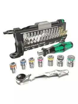 Набор гаечных ключей с трещоткой Wera Villa 8001A, 39 шт.