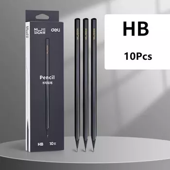 Набор графитовых карандашей Deli HB 2B