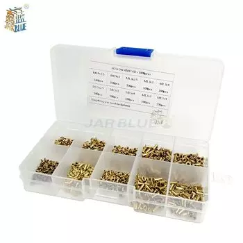 Набор крепежа JARBLUE медь 1000 шт.